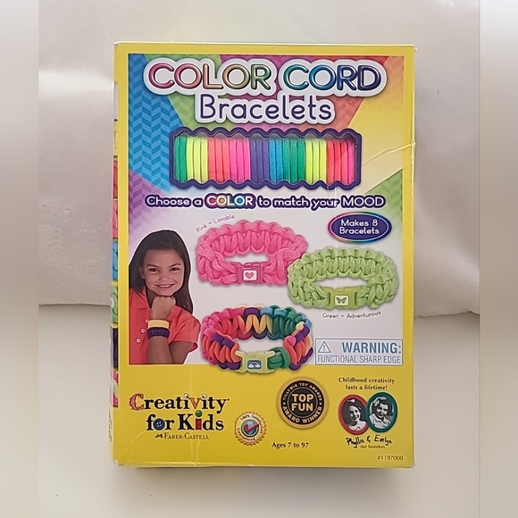 thumbnail image 2 of Creativity For Kids Tassel Bracelet Making Kit - Make 7 Bracelets With Beads & Charms 2 of 14